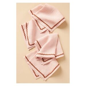 NWOT Anthropologie Chan Luu Linen Napkins   Set of 5